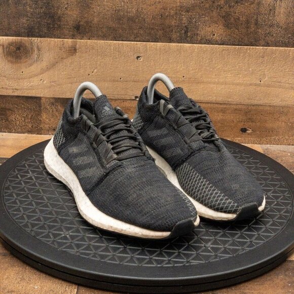 ADIDAS PUREBOOST GO MENS ATHLETIC SHOES RUNNING WALKING GYM BLACK LOW SIZE 7 - Picture 3 of 9